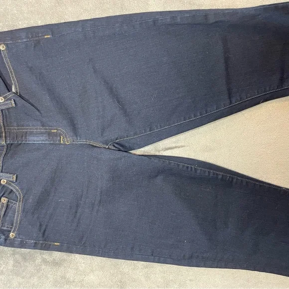 J. Crew Blue Slim Jeans with Tapered Legs and Contrast Stitching - Picture 6 of 6